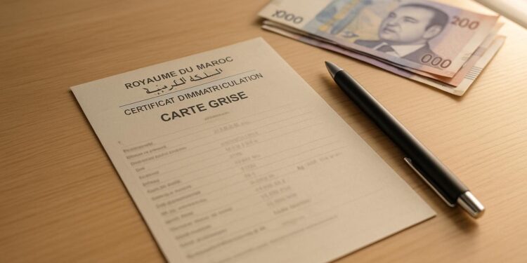 Quel est le coût d’une carte grise au Maroc ? (guide par puissance fiscale)