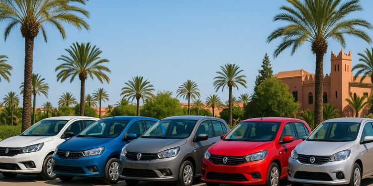 Top 5 des voitures à acheter au Maroc à moins de 100 000 MAD