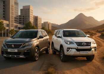 Peugeot 5008 vs Toyota Fortuner : SUV 7 Places Comparés