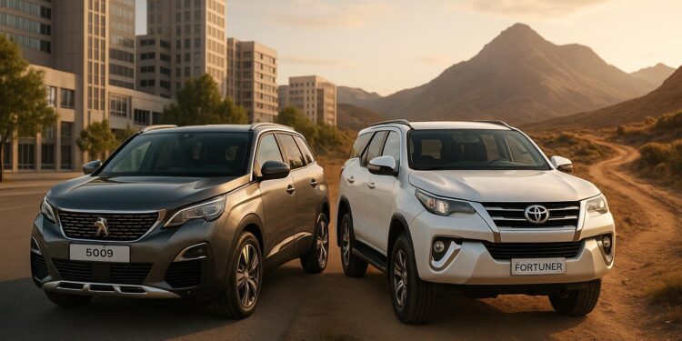 Peugeot 5008 vs Toyota Fortuner : SUV 7 Places Comparés