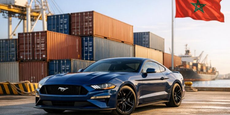 Importation voitures US au Maroc : coût, douane, pièges