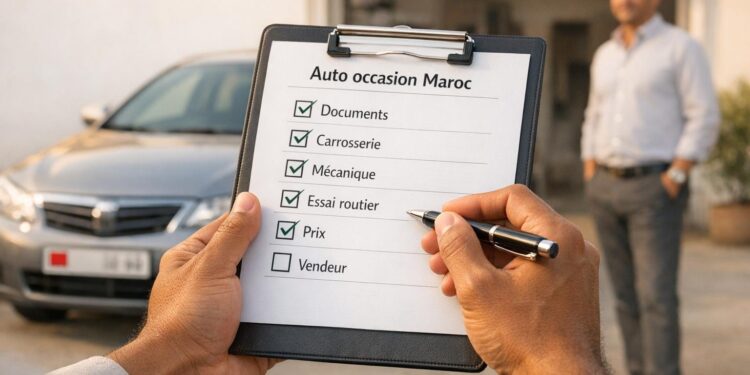 Auto occasion Maroc : checklist anti-arnaque avant achat
