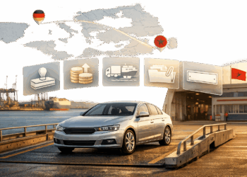 Importation voiture Allemagne → Maroc : budget & étapes