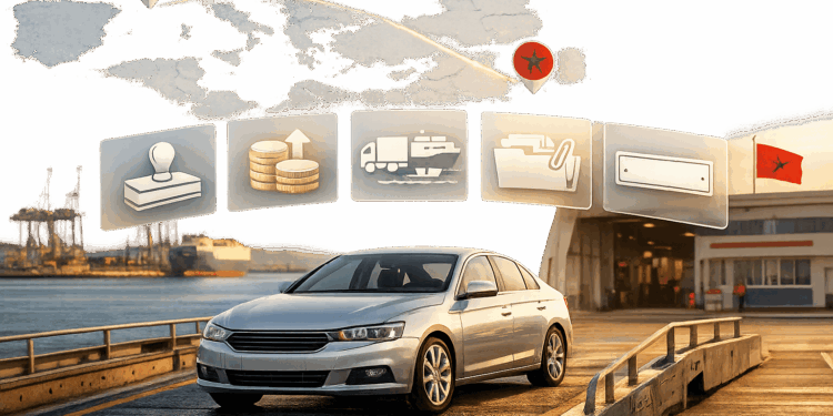 Importation voiture Allemagne → Maroc : budget & étapes